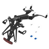 Kit support de plaque réglable Lightech KTARHO116A2 | Oxmoto