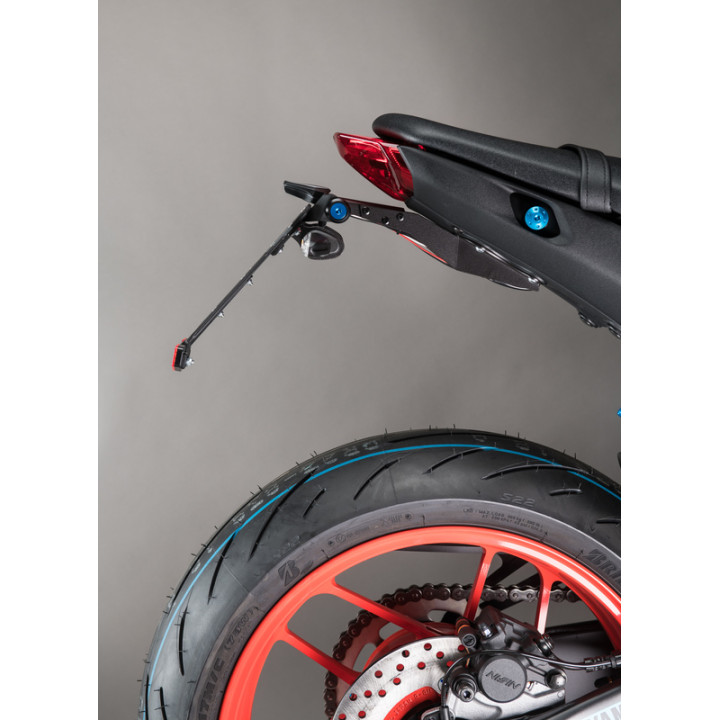 Kit support de plaque réglable Lightech KTARYA128A2 | Oxmoto