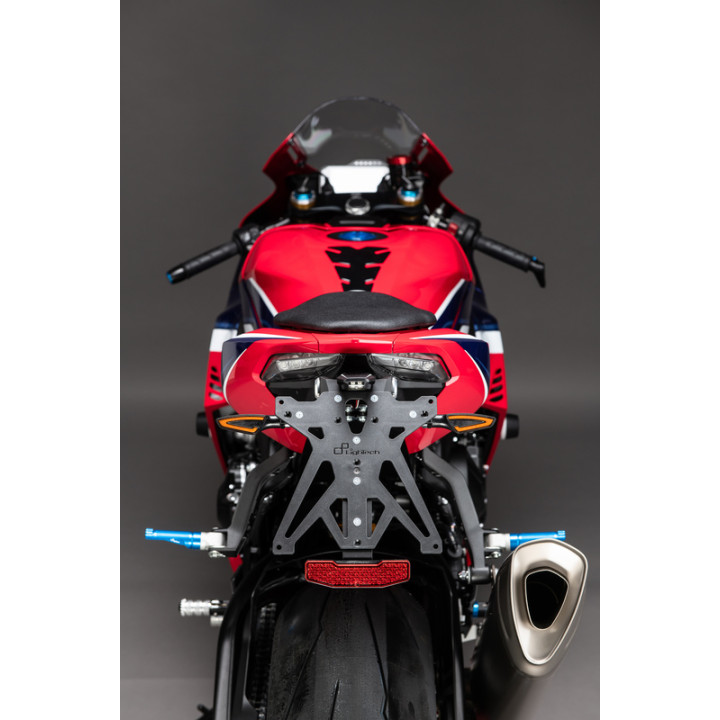 Kit support de plaque réglable Lightech KTARHO119A2 | Oxmoto