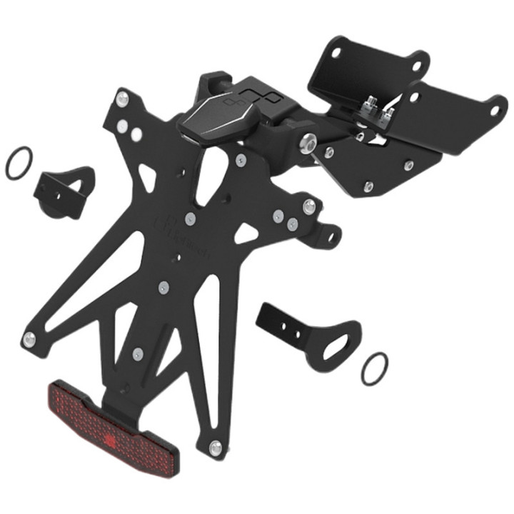 Kit support de plaque réglable Lightech KTARHO119A2 | Oxmoto