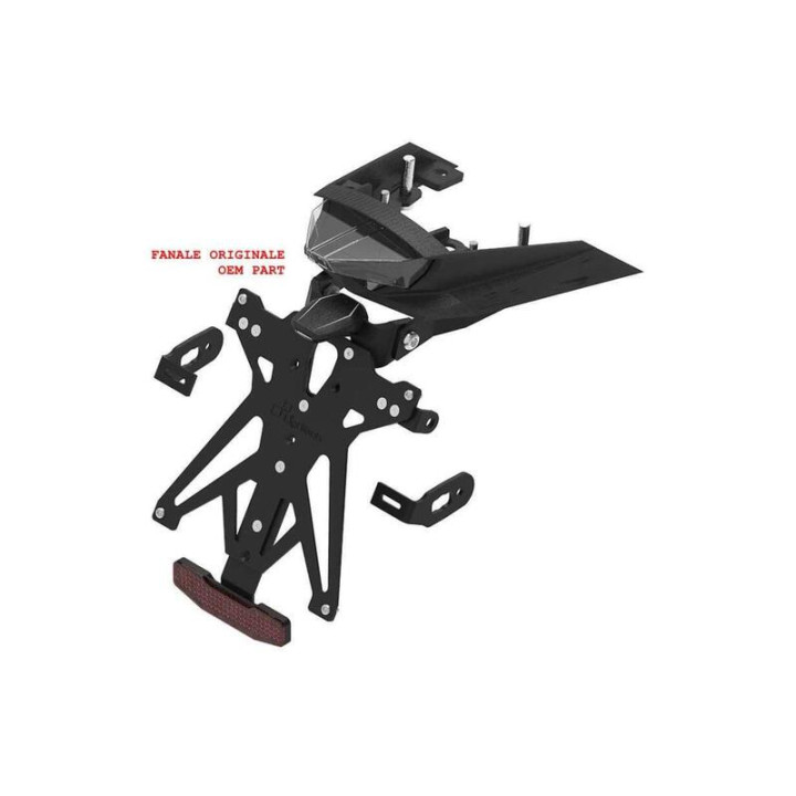 Support de plaque réglable Lightech KTARKT113A2 | Oxmoto