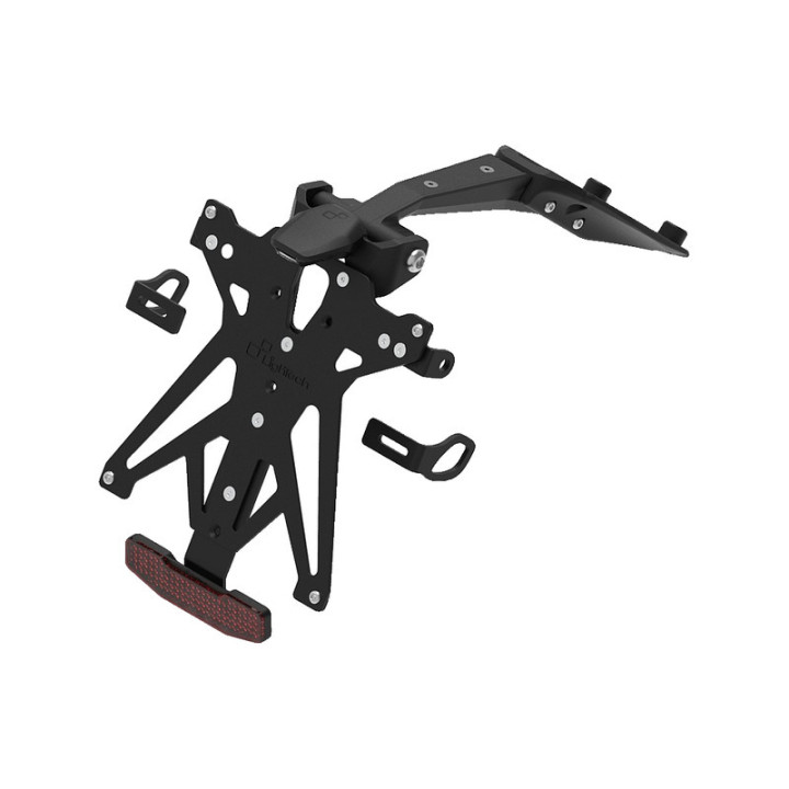 Kit support de plaque réglable Lightech KTARDU120A2 | Oxmoto