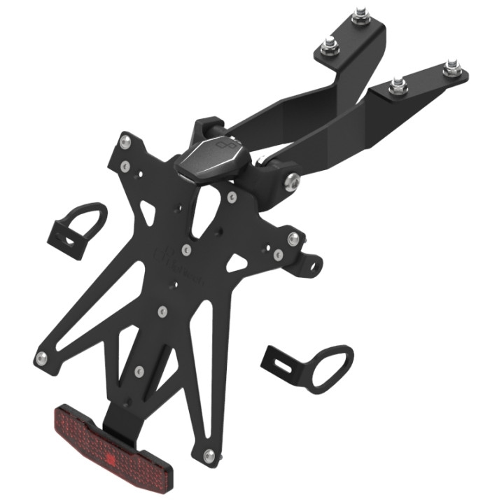 Kit support de plaque réglable Lightech KTARYA116A2 | Oxmoto