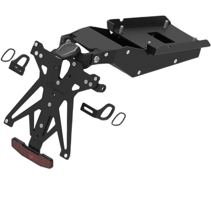 Kit support de plaque réglable Lightech KTARDU116A2 | Oxmoto