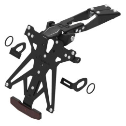 Kit support de plaque réglable Lightech KTARHO120A2 | Oxmoto