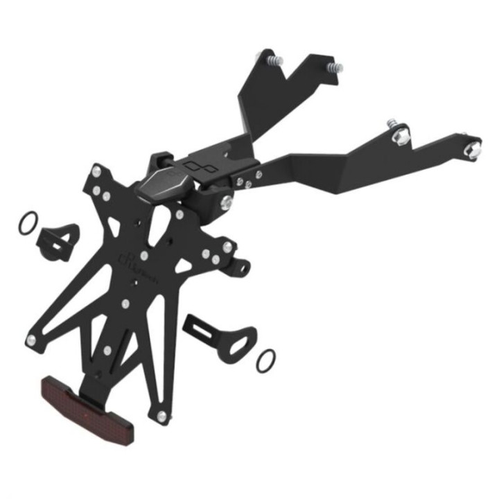 Kit support de plaque réglable Lightech KTARHO121A2 | Oxmoto