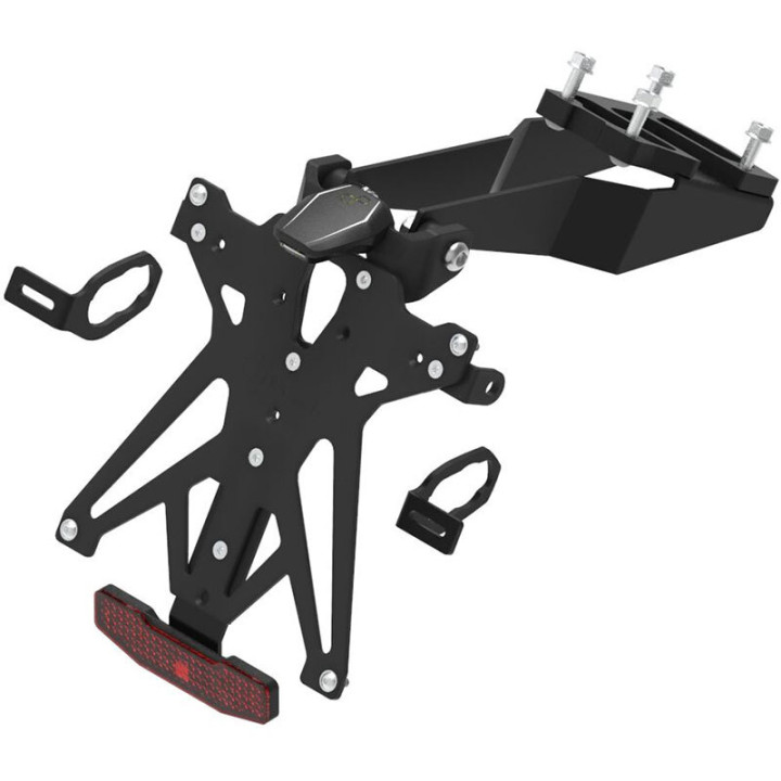 Kit support de plaque réglable Lightech KTARKA123A2 | Oxmoto