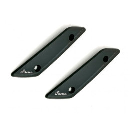 Cache-orifices rétroviseur Lightech - Paire - Noir SPE128NER