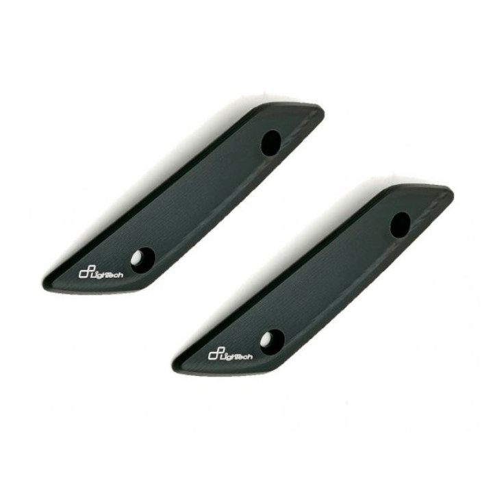 Cache-orifices rétroviseur Lightech - Paire - Noir SPE128NER