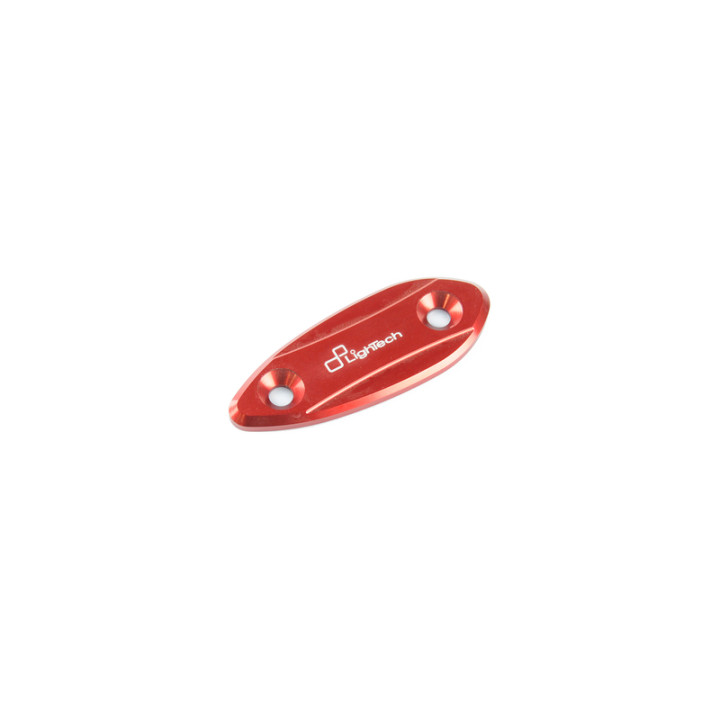 Cache-orifices rétroviseur Lightech - Paire - Rouge SPE110ROS
