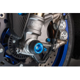 Protections fourche et bras oscillant (axe de roue) Lightech Cobalt ARTR101COB