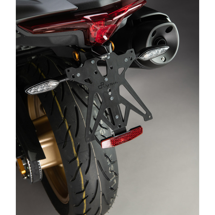 Kit support de plaque réglable Lightech KTARYA124A2 | Oxmoto