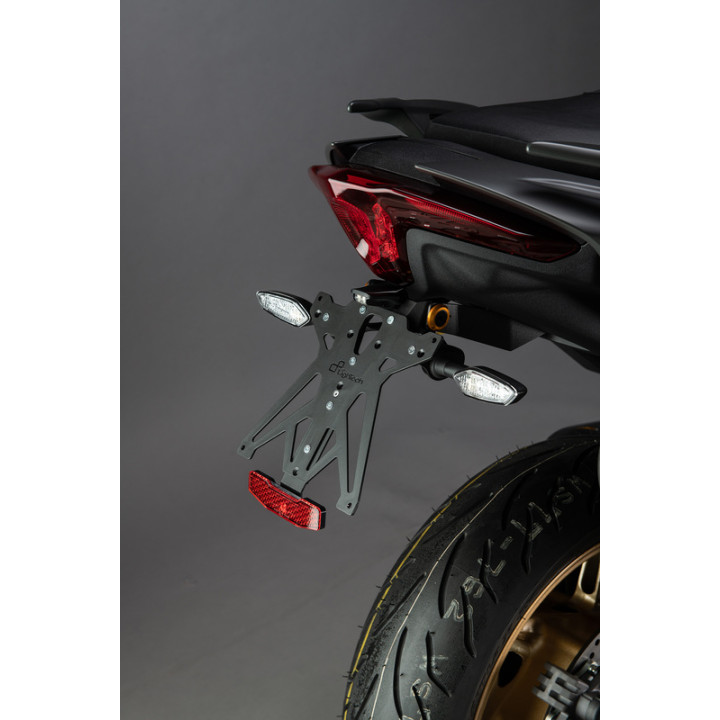 Kit support de plaque réglable Lightech KTARYA124A2 | Oxmoto