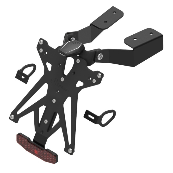 Kit support de plaque réglable Lightech KTARYA124A2 | Oxmoto