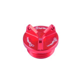 Bouchon de carter d'huile Lightech - M22 x 1,5 - Rouge OILDROS