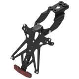 Kit support de plaque réglable Lightech KTARKA115A2 | Oxmoto