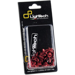 Kit vis de moteur Lightech ergal rouge ENGAP001ROS | Oxmoto