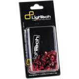 Kit vis de moteur Lightech ergal rouge ENGAP001ROS | Oxmoto