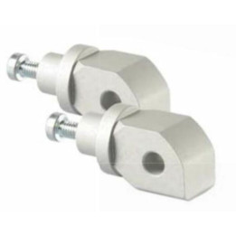 Supports de repose-pieds arrière Lightech FTP029SIL | Oxmoto
