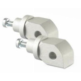 Supports de repose-pieds arrière Lightech FTP029SIL | Oxmoto