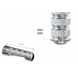 Repose-pieds Lightech M8x25 argent | Oxmoto