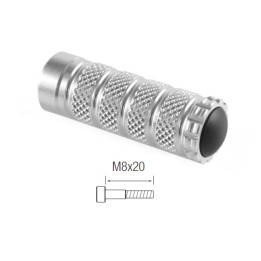 Repose-pieds Lightech M8x20 argent | Oxmoto