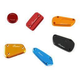 Couvercle de maître-cylindre Lightech orange | Oxmoto