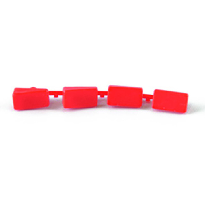 Insert de levier Lightech Alien rouge (à l'unité) | Oxmoto