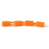 Insert de levier Lightech Alien orange (à l'unité) | Oxmoto