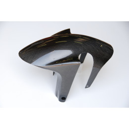 Garbe-boue avant Lightech carbone brillant | Oxmoto