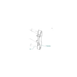 Bride de plaque de frein Lightech pièce détachée côté droit S1000RR 2019