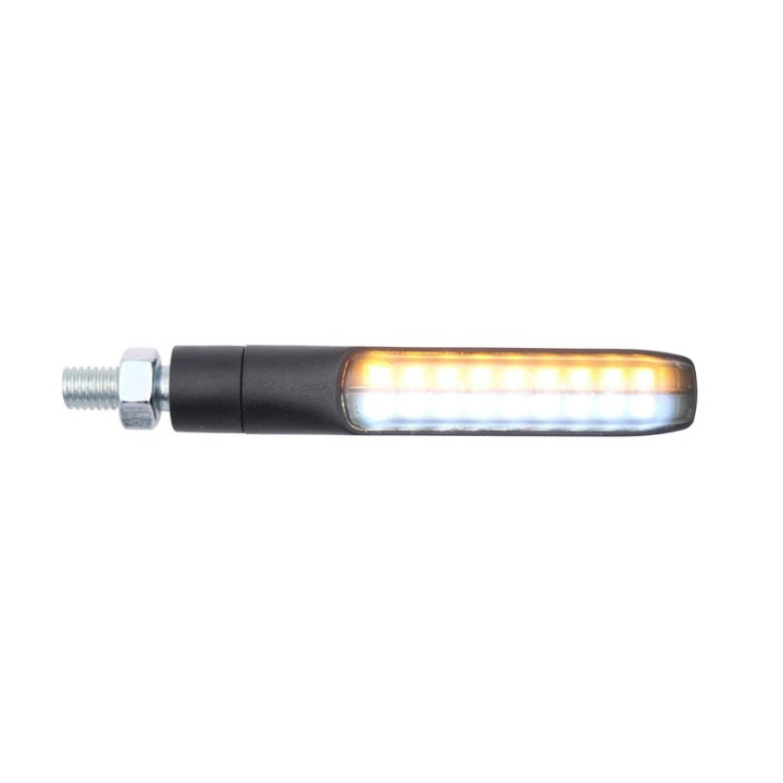Clignotants+Feu avant Lightech Led plastique ABS noir