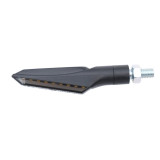 Clignotants+Feu avant Lightech Led plastique ABS noir