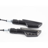 Clignotants Lightech Led plastique ABS noir FRE922NER