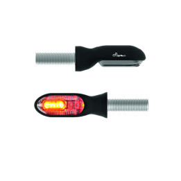 Clignotants Lightech Led plastique ABS noir petite taille