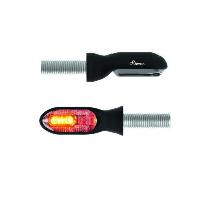 Clignotants Lightech Led plastique ABS noir petite taille