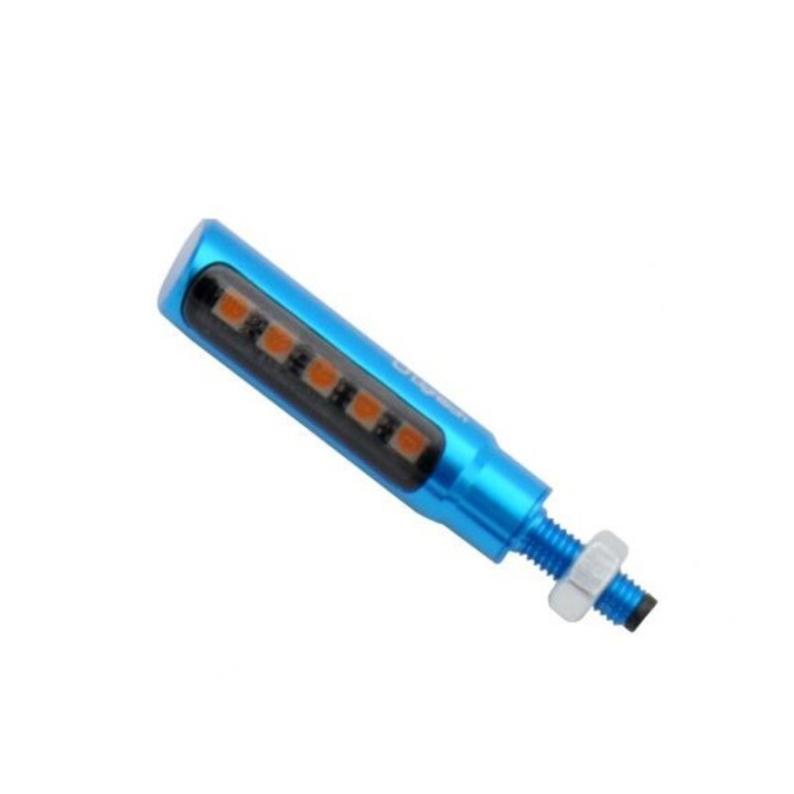 Clignotants Lightech Led aluminium cobalt - TheTube | Oxmoto