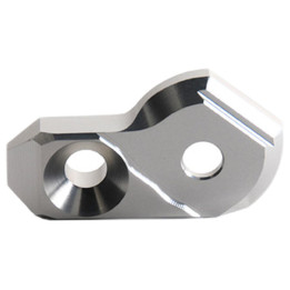 Pièce détachée - Support de repose-pied Lightech gauche argent