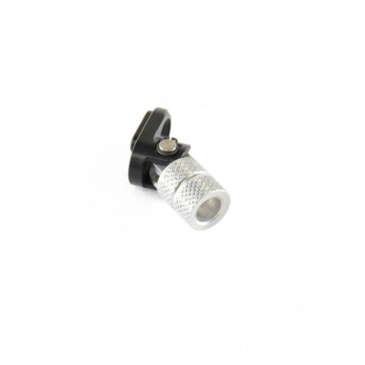 Embout de sélecteur articulé Lightech repliable vers l'avant argent