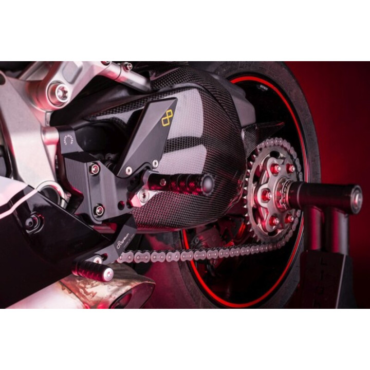 Commandes reculées réglables Lightech repliables - sélection inversée FTRDU011W