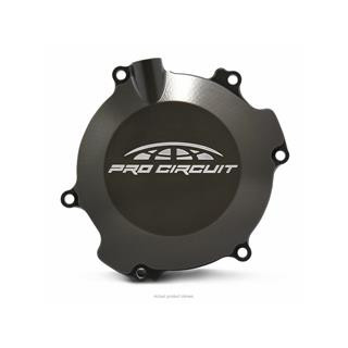 Couvercle de carter embrayage pro circuit aluminium noir Kawasaki kx85/100