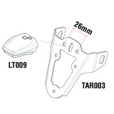 Eclairage de plaque LED Lightech Python couvercle blanc entraxe 26mm