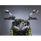 Rétroviseur Lightech aluminium - M10x1,25 - Paire SPEAL031NER