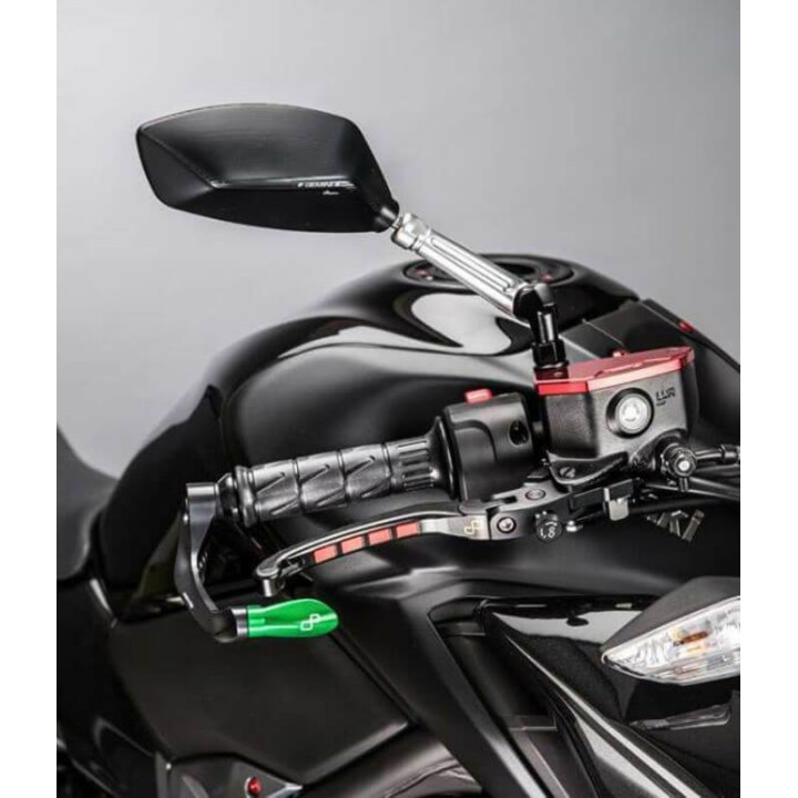 Rétroviseur Lightech aluminium - M10x1,25 - Paire SPEAL031NER