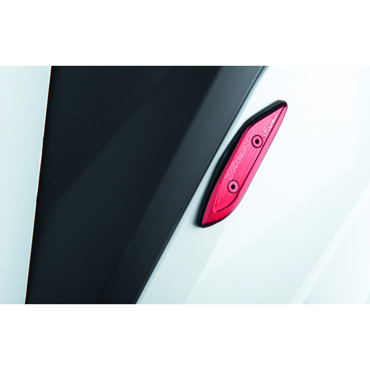 Cache-orifices rétroviseur Lightech type origine rouge par paire - Yamaha T-Max 530