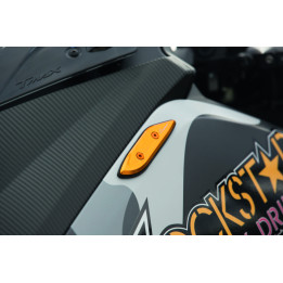 Cache-orifices rétroviseur Lightech type origine or par paire - Yamaha T-Max 530