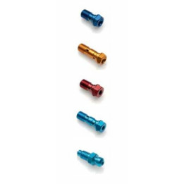 Vis de raccord de durites de frein double Lightech M10 X 1 noir alu