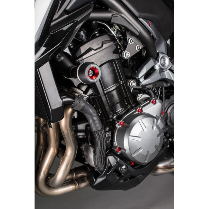 Kit vis moteur Lightech rouge (25 pièces) | Oxmoto