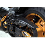 Carter de courroie Lightech carbone brillant | Oxmoto