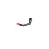Protection de levier Lightech alu - Embrayage - 148 mm - Rouge